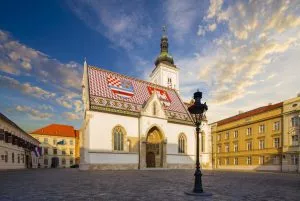 Zagreb church of St Mark